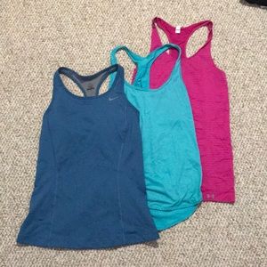 Under Armor,Lulu and Nike tanks-entire group!